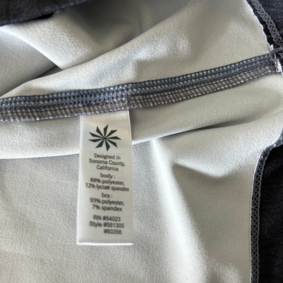 Athleta Harmonious Tank grey Ombré Floral - Picture 6 of 6